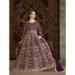 Picture of Enticing Net Saddle Brown Party Wear Gown