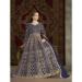 Picture of Appealing Net Dark Slate Grey Party Wear Gown