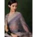 Picture of Magnificent Organza Dark Slate Blue Saree