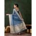 Picture of Ravishing Organza Steel Blue Saree