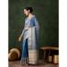 Picture of Ravishing Organza Steel Blue Saree