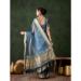 Picture of Statuesque Organza Dark Slate Blue Saree