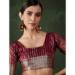 Picture of Excellent Organza Maroon Saree