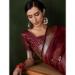 Picture of Excellent Organza Maroon Saree