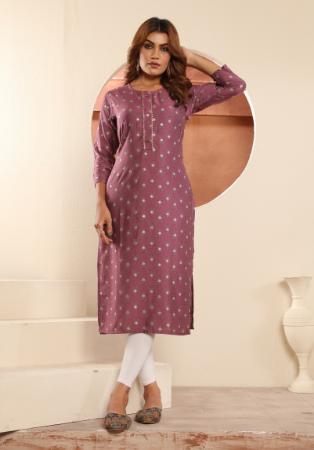 Picture of Radiant Chiffon Rosy Brown Kurtis & Tunic