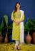 Picture of Superb Rayon Yellow Green Readymade Salwar Kameez