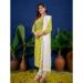 Picture of Superb Rayon Yellow Green Readymade Salwar Kameez