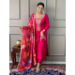 Picture of Splendid Cotton Deep Pink Readymade Salwar Kameez