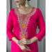 Picture of Splendid Cotton Deep Pink Readymade Salwar Kameez