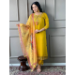 Picture of Enticing Cotton Orange Readymade Salwar Kameez