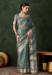 Picture of Beautiful Organza Dark Sea Green Saree