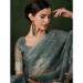 Picture of Beautiful Organza Dark Sea Green Saree