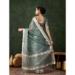 Picture of Beautiful Organza Dark Sea Green Saree