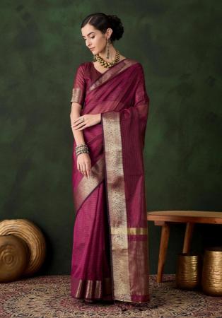 Picture of Ideal Organza Brown Saree