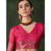 Picture of Fascinating Organza Light Coral Saree