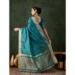 Picture of Magnificent Organza Sea Green Saree