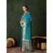 Picture of Magnificent Organza Sea Green Saree