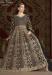 Picture of Elegant Net Black Straight Cut Salwar Kameez