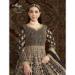 Picture of Elegant Net Black Straight Cut Salwar Kameez