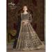 Picture of Elegant Net Black Straight Cut Salwar Kameez