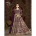 Picture of Radiant Net Maroon Straight Cut Salwar Kameez