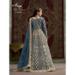 Picture of Exquisite Net Midnight Blue Straight Cut Salwar Kameez