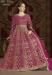 Picture of Beautiful Net Fire Brick Straight Cut Salwar Kameez