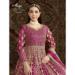 Picture of Beautiful Net Fire Brick Straight Cut Salwar Kameez