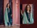 Picture of Chiffon Midnight Blue Straight Cut Salwar Kameez