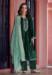 Picture of Chiffon Dark Slate Grey Straight Cut Salwar Kameez