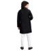 Picture of Resplendent Cotton Black Kids Kurta Pyjama