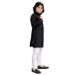 Picture of Resplendent Cotton Black Kids Kurta Pyjama