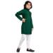 Picture of Alluring Cotton Forest Green Kids Kurta Pyjama