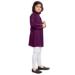 Picture of Beautiful Cotton Purple Kids Kurta Pyjama