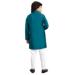 Picture of Shapely Cotton Teal Kids Kurta Pyjama