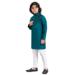 Picture of Shapely Cotton Teal Kids Kurta Pyjama