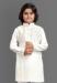 Picture of Comely Chiffon Off White Kids Kurta Pyjama