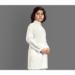 Picture of Comely Chiffon Off White Kids Kurta Pyjama