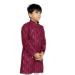 Picture of Bewitching Cotton Maroon Kids Kurta Pyjama