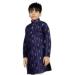 Picture of Pretty Cotton Midnight Blue Kids Kurta Pyjama