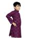 Picture of Splendid Cotton Purple Kids Kurta Pyjama