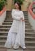 Picture of Enticing Georgette White Readymade Salwar Kameez