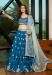 Picture of Nice Silk Teal Lehenga Choli