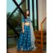 Picture of Nice Silk Teal Lehenga Choli