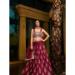 Picture of Pleasing Silk Maroon Lehenga Choli