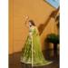 Picture of Sightly Silk Olive Lehenga Choli