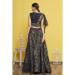 Picture of Stunning Silk & Lycra Dim Gray Lehenga Choli