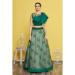 Picture of Alluring Silk & Lycra Sea Green Lehenga Choli