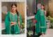 Picture of Fine Chiffon Teal Readymade Salwar Kameez