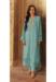 Picture of Georgette Cadet Blue Straight Cut Salwar Kameez